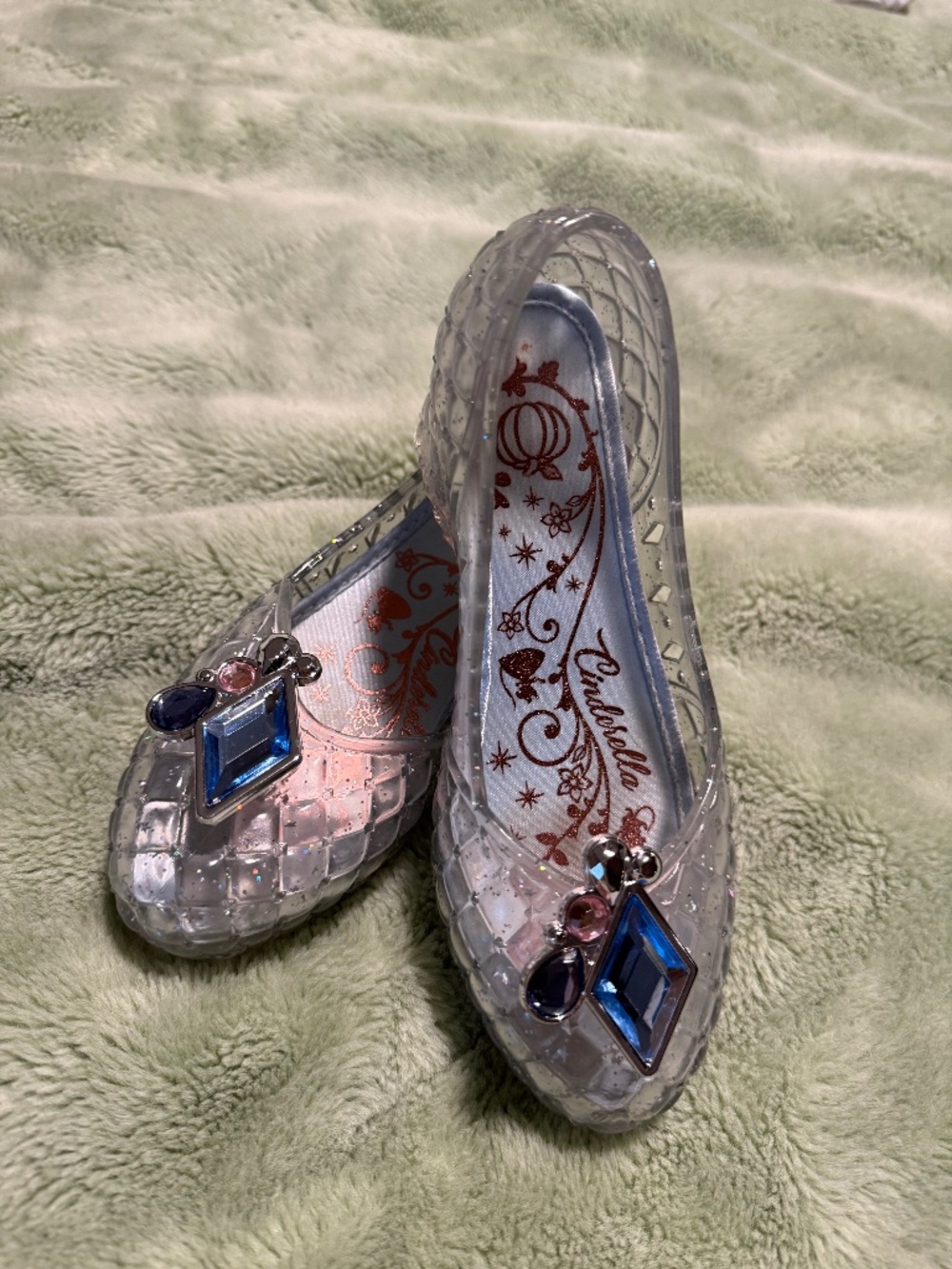 Disney’s Cinderella lights up jelly shoes for little girls